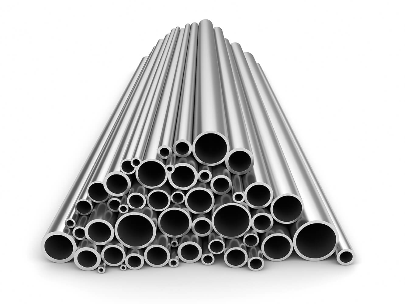 Range of dimensions for seamless tubes